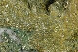 Marcasite Crystal Cluster on Druzy Quartz - Morocco #137145-2